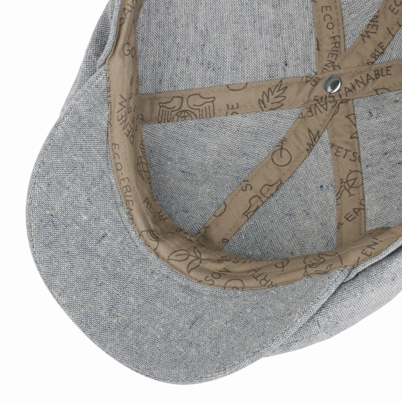 Sustainable Hanover 6 Panel News Boy Cap by Stetson