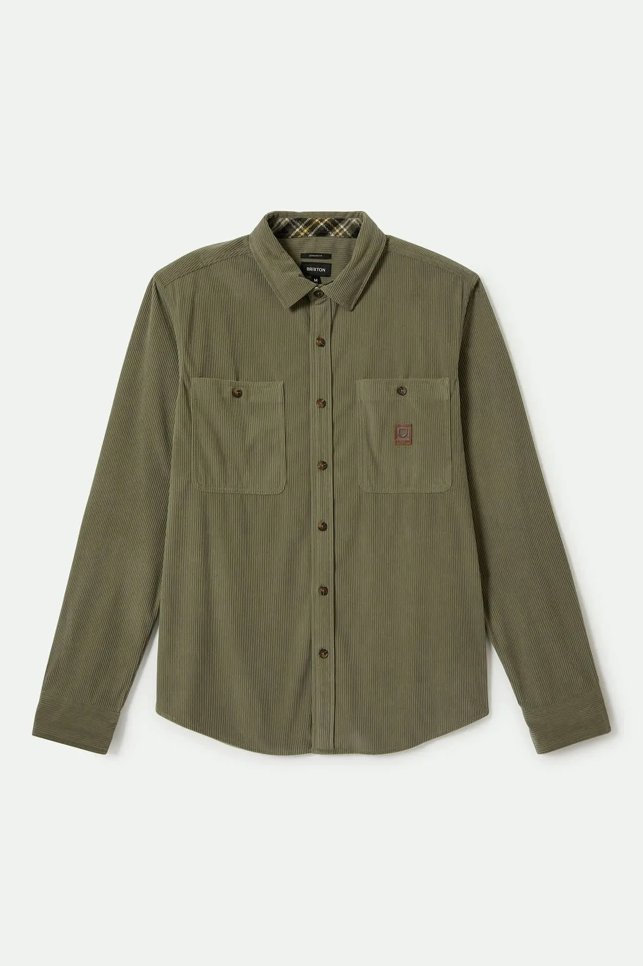 The Field Corduroy L/S Overshirt - Military Olive