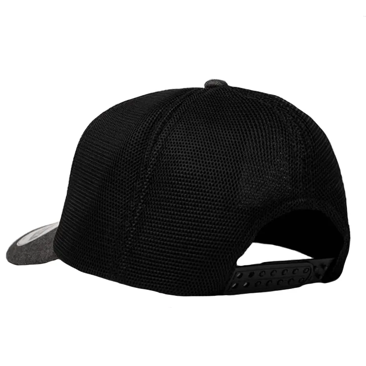 Uflex Unisex Comfort Trucker Cap - Charcoal